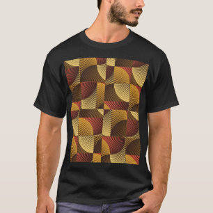 Camiseta Fondo texturizado geométrico abstracto de arte