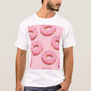Camiseta Fondo transparente de donuts acristalados