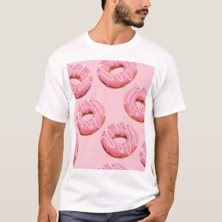 Camiseta Fondo transparente de donuts acristalados