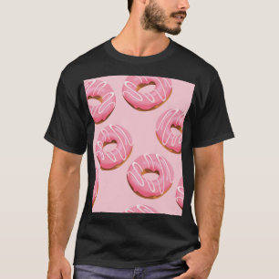Camiseta Fondo transparente de donuts acristalados