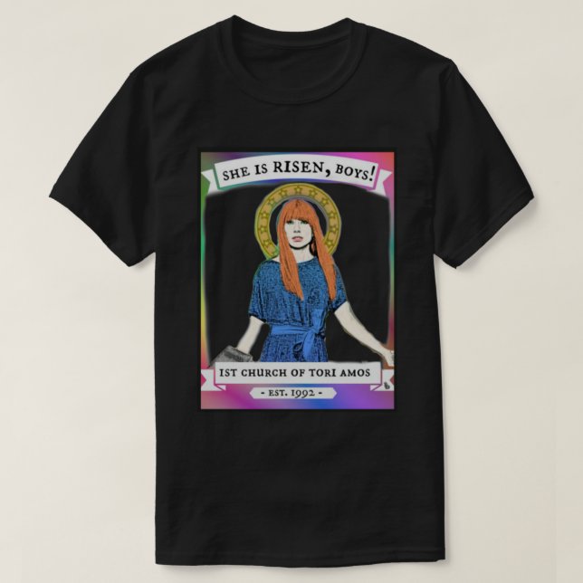 Camiseta Fondo transparente de la Iglesia de Tori Amos (Diseño del anverso)