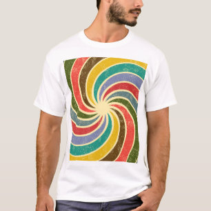 Camiseta Fondo Vintage Grunge Abstracto Limpiable.
