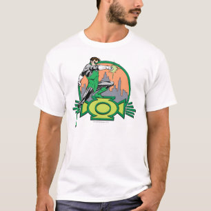 Camiseta Fondo y logotipo de la ciudad de las Linternas Ver