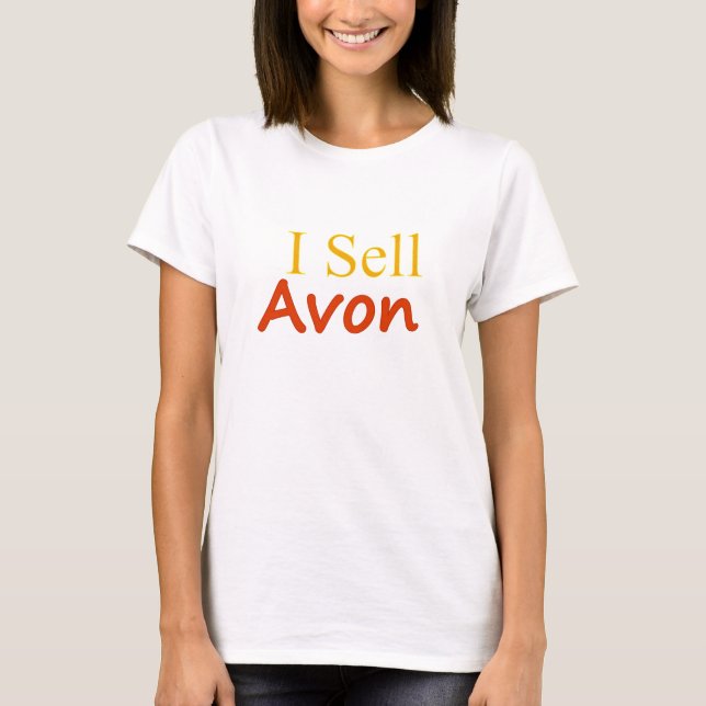 Camiseta Fondo Yo-Venta-Avon-Blanco (Anverso)