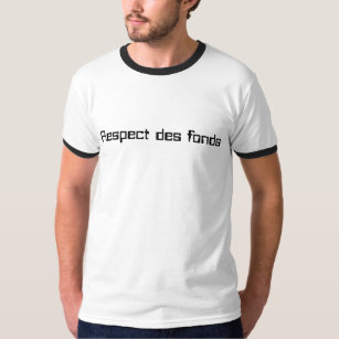 Camiseta Fonds del DES del respecto