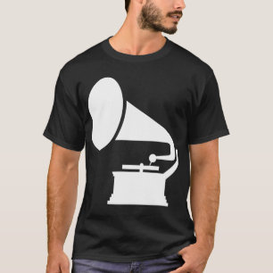 Camiseta Fonógrafo - Blanco