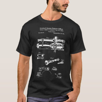 Camiseta Fonógrafo Cilíndrico de Patente de Estados Unidos