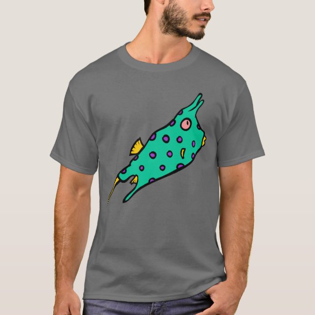 Camiseta Fonolocalizador de bocinas grandes-Cowfish (Anverso)