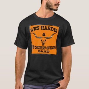 Camiseta fonolocalizador de bocinas grandes y guitarras del