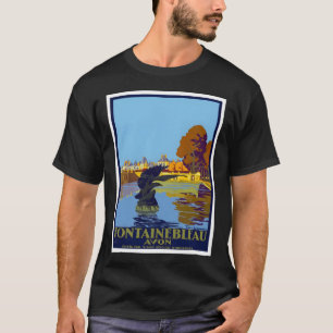 Camiseta Fontaine Bleau Avon Paris Viajes de época Francia