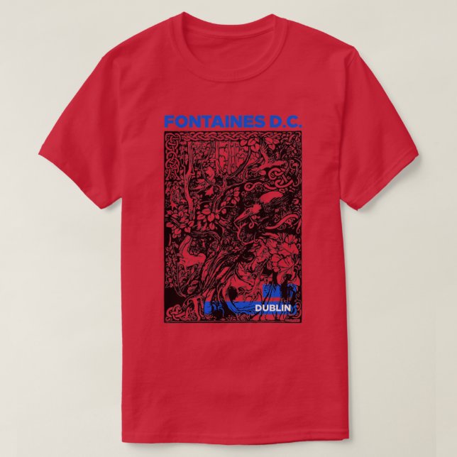 Camiseta Fontaines DC IRELAND (Diseño del anverso)