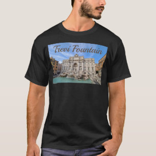 Camiseta Fontana di Trevi Roma Italia Feriado de Fiesta Pan