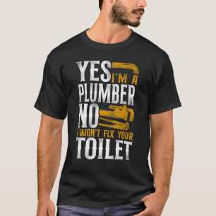 Camiseta Fontanería Fontanero Vintage Sí, soy un fontanero