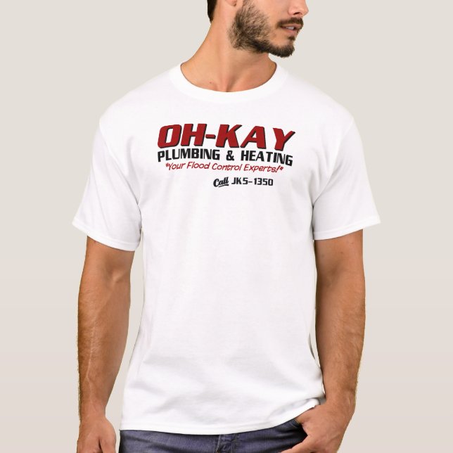 Camiseta Fontanería y calefacción de OH-KAY (Anverso)