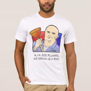 Camiseta Fontanero de Joe - John McCain para el presidente