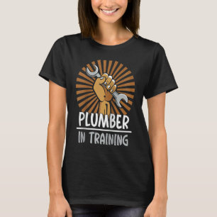 Camiseta Fontanero En Formación Tubería Fontanería Fontaner