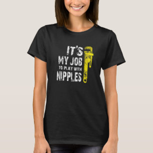 Camiseta Fontanero Fontanería Ajustador de Tuberías Cirujan