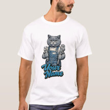 Fontanero Gato Scottish Fold Lindo Personalizado