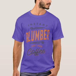 Camiseta Fontanero Título del trabajo divertido Profesión d