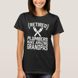 Camiseta Fontaneros jubilados hacen abuelos increíbles