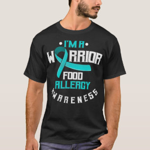 Camiseta Food Allergy Awareness Warrior Allergy Awareness