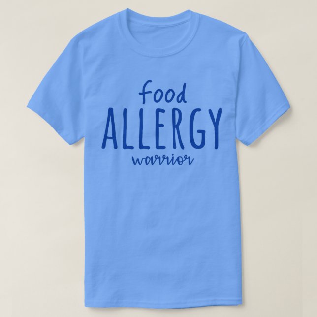 Camiseta Food Allergy Warrior  (Diseño del anverso)