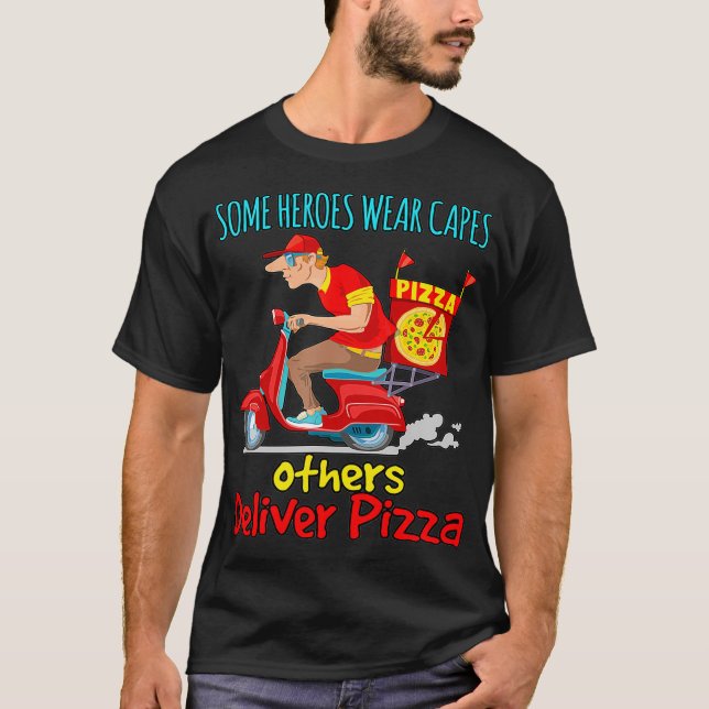 Camiseta Food Delivery Person - Pizza Delivery Quote  (Anverso)