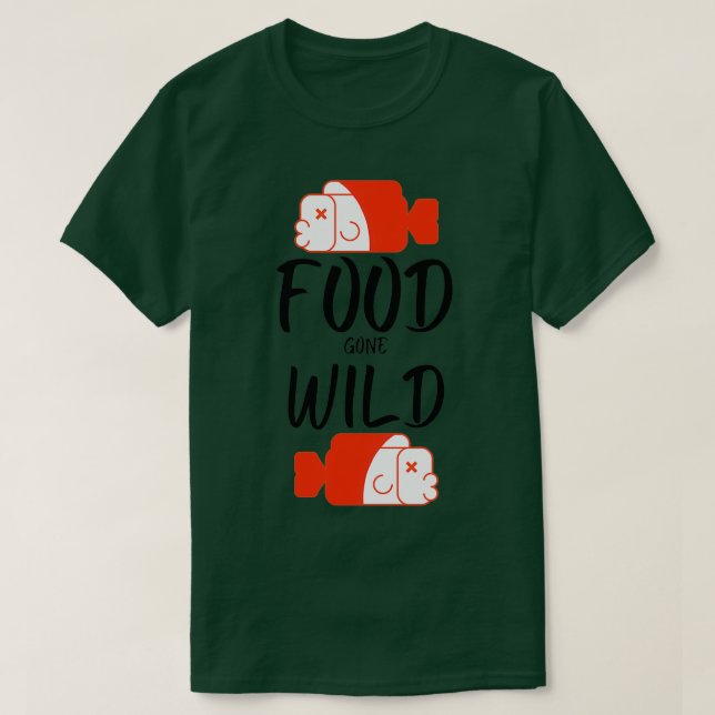 Camiseta Food Gone Wild  (Diseño del anverso)