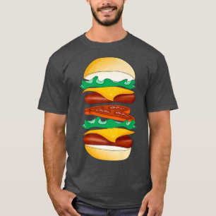 Camiseta Food Hamburger Cheeseburger
