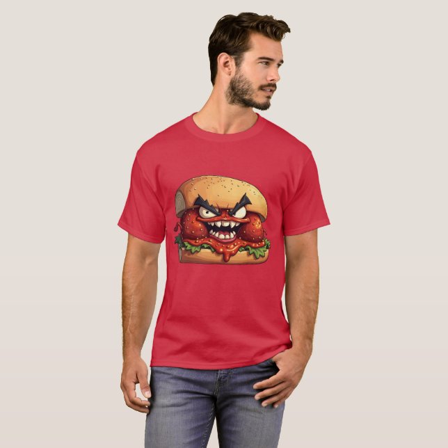 Camiseta Food Monsters EVIL MEATBALL SUB (Anverso completo)