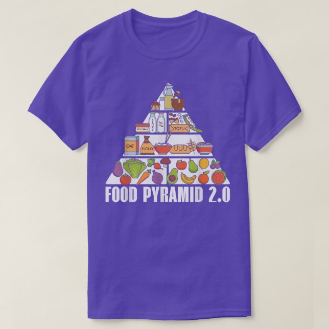 Camiseta Food Pyramid 2  (Diseño del anverso)
