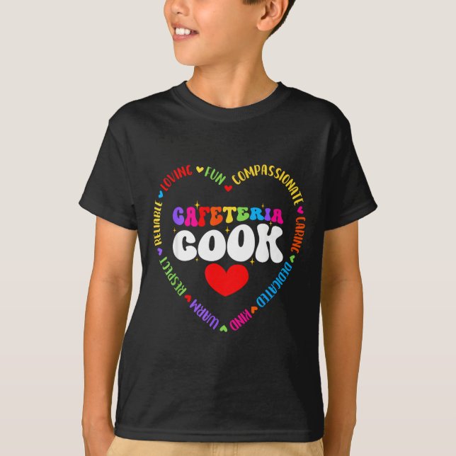 Camiseta Food Services Crew Cafeteria Cook Helper School Sq (Anverso)