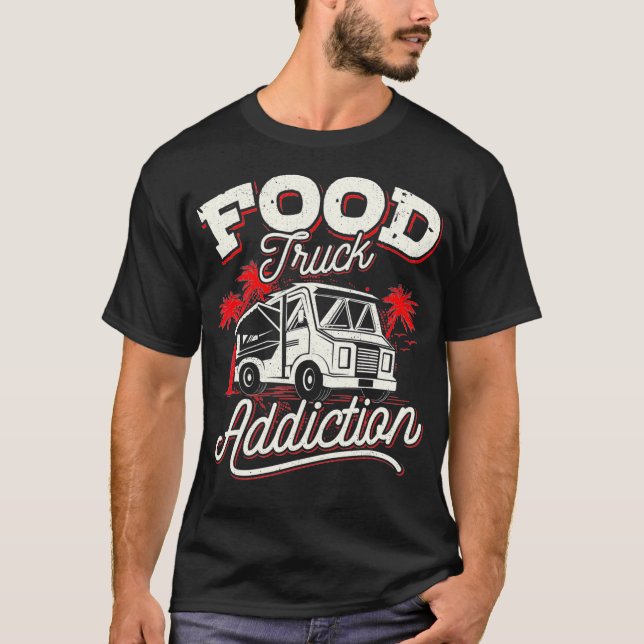 Camiseta Food Truck  Funny Love Food Truck  Food (Anverso)
