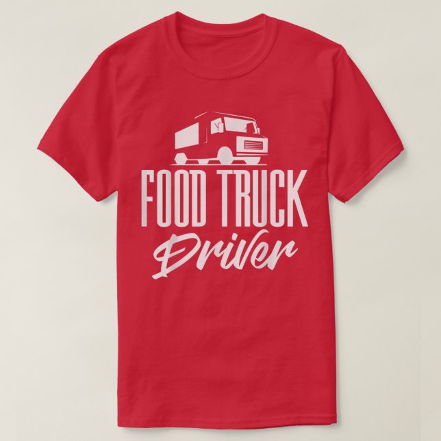 Camiseta Food Truck Lettering Street Food Pop-up Restaurant (Diseño del anverso)
