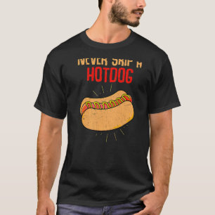 Camiseta Foodie Hot Dog Franks Sausage Fast Food Hotdog
