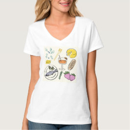 Camiseta Foodie Minimalista
