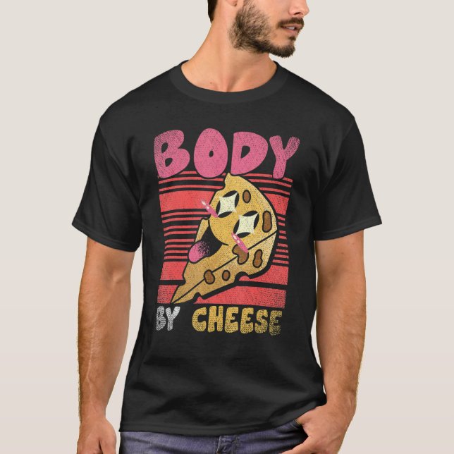 Camiseta Foodie Snack Cheese Foodie Gouda Body By Chees (Anverso)