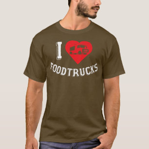 Camiseta Foodtruck Love Ice Cream Trucos de comida rápida T