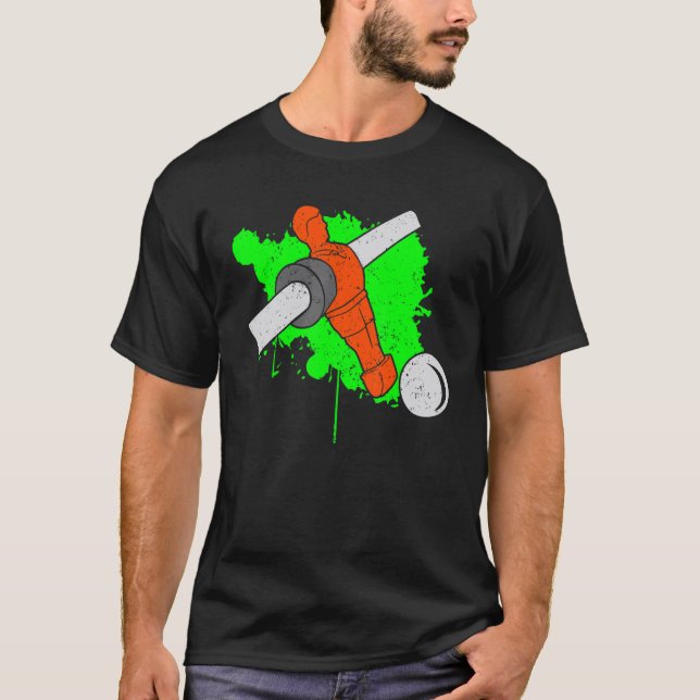 Camiseta Foosball & Table Football   Foosball figure (Anverso)