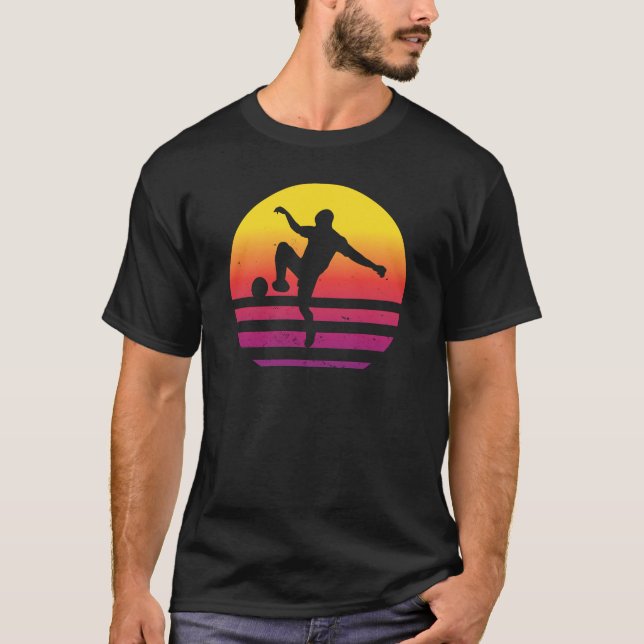 Camiseta Foot Golf Retro Sunset (Anverso)