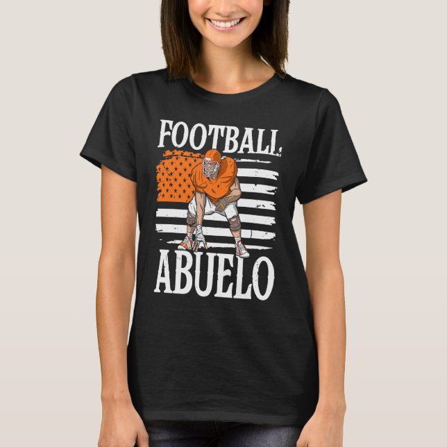 Camiseta Football Abuelo Grandpa Grandfather (Anverso)