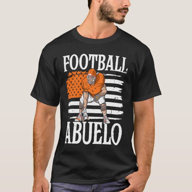 Camiseta Football Abuelo Grandpa Grandfather (Anverso)