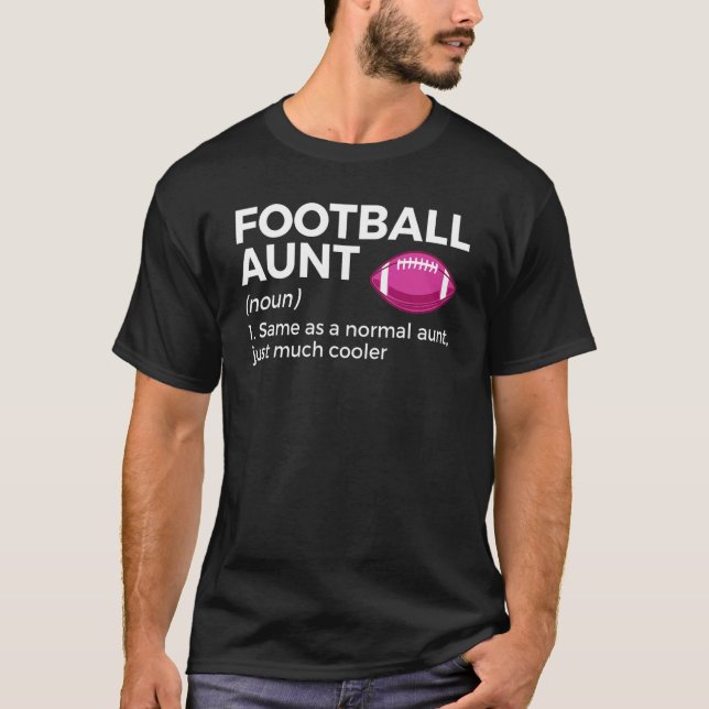 Camiseta Football Aunt Definition 1 (Anverso)