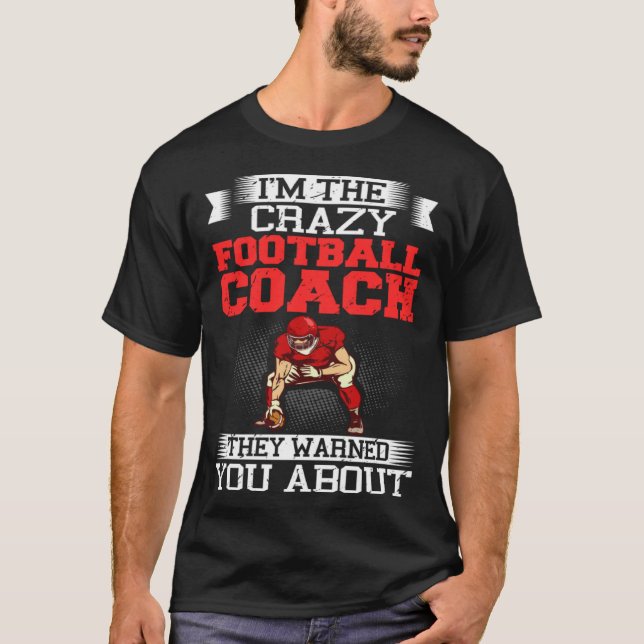 Camiseta Football Coach Quotes Game Player Training Field   (Anverso)