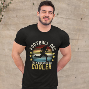 Camiseta Football Dad Like a Regular Dad But Cooler