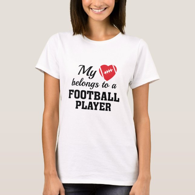 Camiseta Football de Heart Belongs (Anverso)