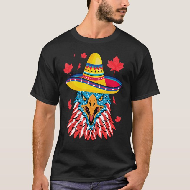 Camiseta Football fans 2026 Canada USA Mexico (Anverso)