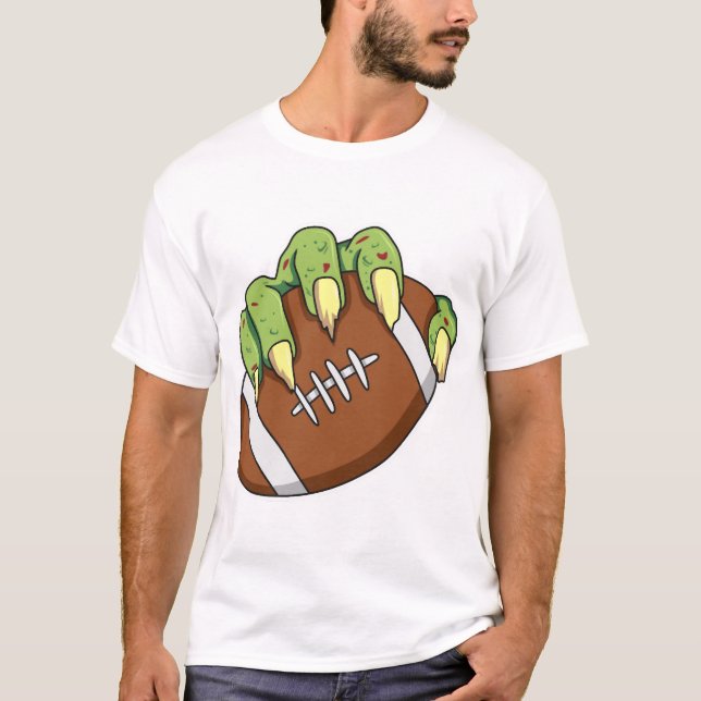 Camiseta Football Halloween Design for a Football Fan (Anverso)