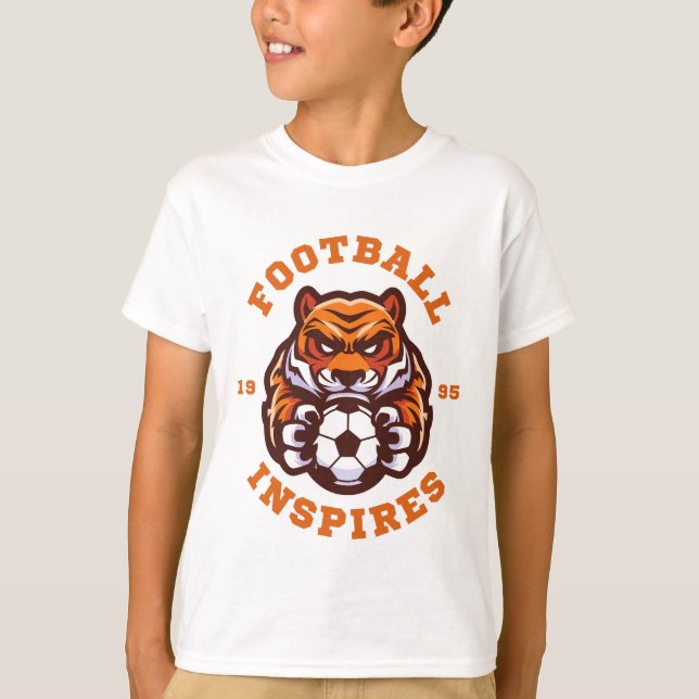Camiseta Football Inspires – Strength, Focus, Legacy (Anverso)