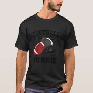 Camiseta Football Junkie Football Linebacker Gráfico
